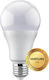 Geti Geti Λάμπα LED 15W 129mm για Ντουί E27 και Σχήμα A65 Θερμό Λευκό 1350lm