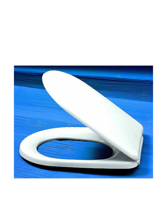 Gloria Plastic Toilet Seat White Italia 43cm