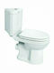 Gloria Plastic Toilet Seat White Colibri S/D 46cm