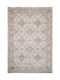 Klonaras 4441 Set Modern Schlafzimmer-Teppichsets Samt Cream-Grey-Beige 3Stück