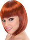 Lou Lou Copper Carnival Wig Square Red