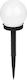 Elmark Spiked Solar Light with Warm White Light IP44