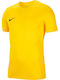 Nike Park VII Men's Athletic T-shirt Short Sleeve Dri-Fit Yellow