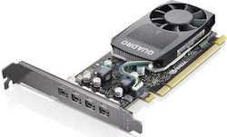 Lenovo Quadro P620 2GB GDDR5 Κάρτα Γραφικών PCI-E x16 3.0 με Mini DisplayPort