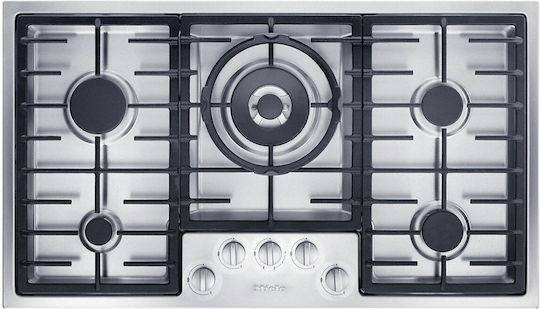 Miele Εστία Υγραερίου Αυτόνομη Inox 88.8x50.8εκ. Ασημί