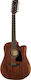 Ibanez Semi-Akustik Gitarre AW5412CE Ausschnitt Braun