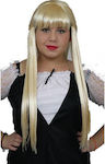 Carnival Wig Straight Περούκα Αποκριάτικη Ιφιγένεια Blond