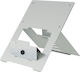 R-Go Tools Riser Flexible Stand for Laptop up to 22" Silver