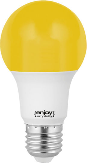Elvhx LED Bulb 6W 115mm for Socket E27 and Shape A60 Yellow 540lm