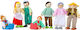 Small Foot Bending Dolls "Farm" Păpușă pentru căsuță de păpuși