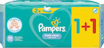 Pampers Fresh Clean Μωρομάντηλα χωρίς Οινόπνευμα 2x52τμχ