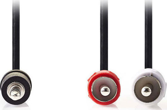 Nedis Cablu Audio Jack 3.5 mm Male - RCA De Sex Masculin Negru 2m CAGP22200BK20