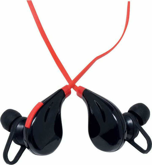 Audioline L8 In-Ear Bluetooth-Freisprecheinrichtung Kopfhörer Rot