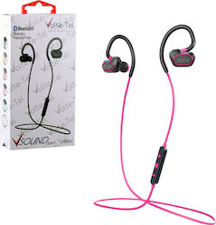 Volte-Tel VT600 In-ear Bluetooth Handsfree Headphone Sweat Resistant Pink