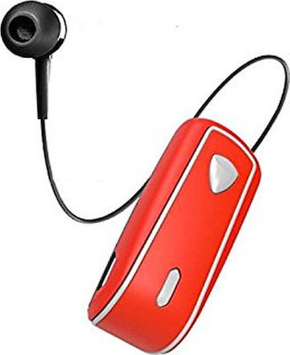 Celly Snail In-Ear Bluetooth-Freisprecheinrichtung Kopfhörer Revers Rot