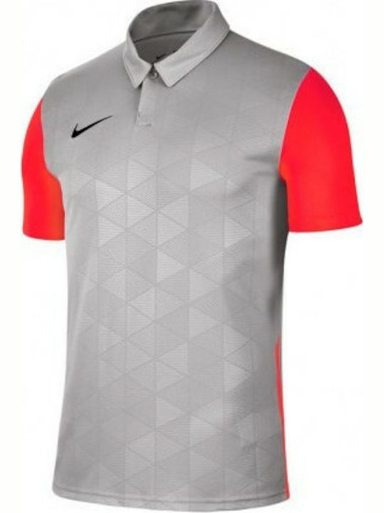 Nike Trophy IV Men's Short Sleeve Polo Blouse Gray