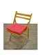Viopros Garden Chair Cushion 14-Red 40x40cm