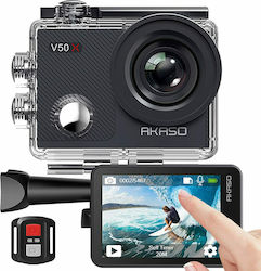 Akaso V50X Action Camera 4K Ultra HD με WiFi Μαύρη με Οθόνη 2"