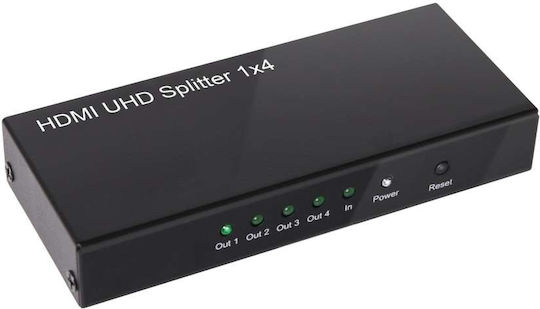 Club3D HDMI 2.0 UHD 4 Ports HDMI Splitter CSV-1380