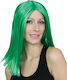 Carnival Wig Straight Λάουρα Green