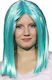 Carnival Wig Straight Λάουρα Πετρόλ Blue