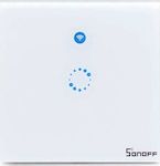 Sonoff T1 Recessed Electrical Lighting Wall Switch Wi-Fi Connected with Frame Touch Button White