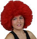 Afro Wig Red Carnival Wig Hippie Afro Red