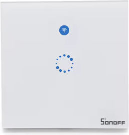 Sonoff Sonoff Elektrischer Wandtaster Berührungstaste Wasserdichter Einweg Schalter mit Weißem Rahmen