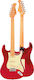 Prodipe ST80MA Elektrische Gitarre Stratocaster mit SSS Tonabnehmerkonfiguration Candy Apple Red