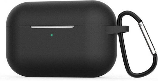 Senso Husă cu cârlig în culoarea Negru pentru Apple AirPods Pro