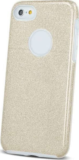 Glitter Back Cover Σιλικόνης Χρυσό (iPhone 8/7)
