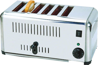Karamco Gewerblich Toaster Pop-Up mit 6 Schlitzen 2.5kW ETS6A