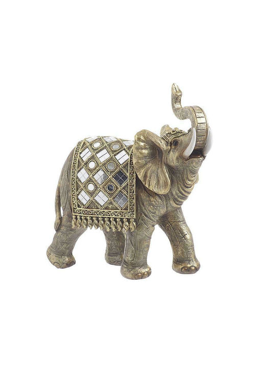 Inart Decorative Elephant Polyresin 22x8x23cm 1pcs