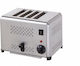 Fresh Επαγγελματική Φρυγανιέρα Pop-Up με 4 Θέσεις 1.8kW BT-4