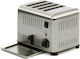Lappas Επαγγελματική Φρυγανιέρα Pop-Up με 4 Θέσεις 2.24kW LPX-T4