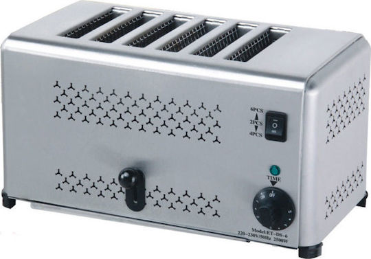 Lappas LP-6 Commercial Pop-Up Toaster 2.52kW