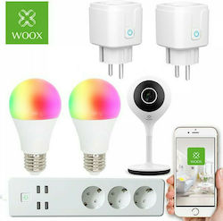 Woox Smart Home Set Smart Kit Συμβατό με Google Home, Alexa & IFTTT
