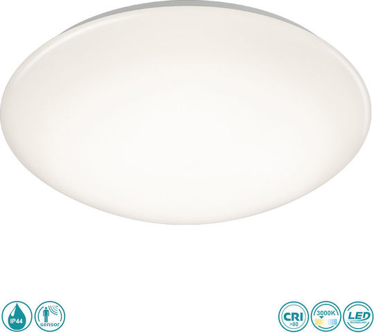 Trio Lighting Pollux Rund Draußen LED Panel 12W mit Warmes Weiß Licht 3000K