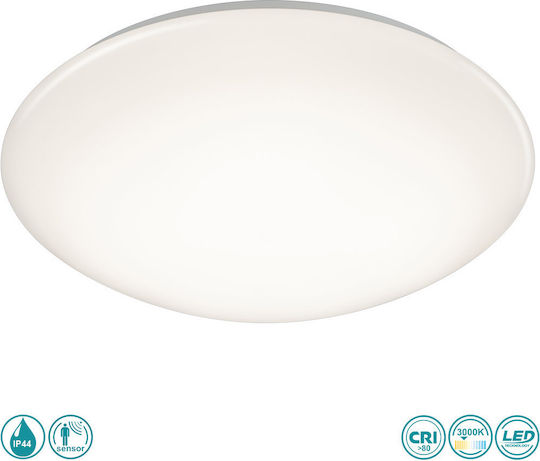Trio Lighting Pollux Rund Draußen LED Panel 18W mit Warmes Weiß Licht 3000K