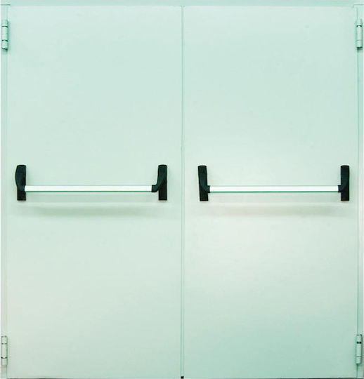 Tür Feuerschutztür Verzinkter Stahl MBK06-DL215-180 Grey Light 180x215cm