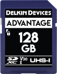 Delkin Advantage SDXC 128GB Clasa 10 V30 UHS-I