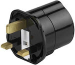 Vivanco Schuko Socket to GB Plug Steckdosenadapter