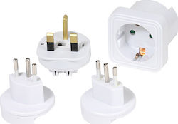 Vivanco Reiseadapter-Set Europa Steckdosenadapter von Griechenland zu Universal Vivanco Reiseadapter-Set Europa Steckdosenadapter von Griechenland zu Universal