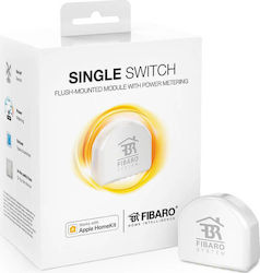 Fibaro Single Switch Smart Ενδιάμεσος Διακόπτης Wi-Fi σε Λευκό Χρώμα