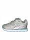 Vista Glitz V Kids Sports Shoes Running with Hoop & Loop Closure Silver