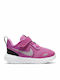 Revolution Revolution 5 I Kids Sports Shoes Running with Hoop & Loop Closure Active Fuchsia / Metallic Silver