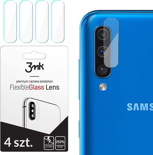 3MK Glass Lens 4τμχ Προστασία Κάμερας Tempered Glass Διάφανο για το Galaxy A50