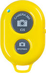 Bluetooth Selfie Remote Control In Yelow Colour