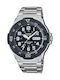 Casio Men's Watch 47mm Battery with Silver Metal Bracelet