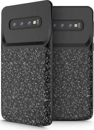 Battery Pack Umschlag Rückseite Kunststoff Schwarz (Galaxy S10+)